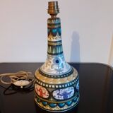 Keraluc quimper / lamp base signed by andré l'helguen (1935-2017)