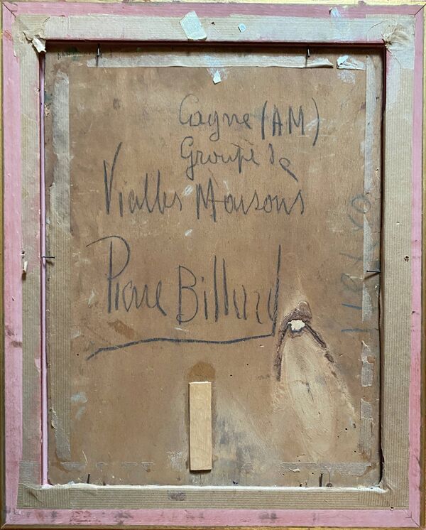 Tableau ''Vielles maisons à Cagne