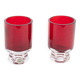 Mid-Century Reijmyre red glass vase designed by Monica Bratt, 1950’s