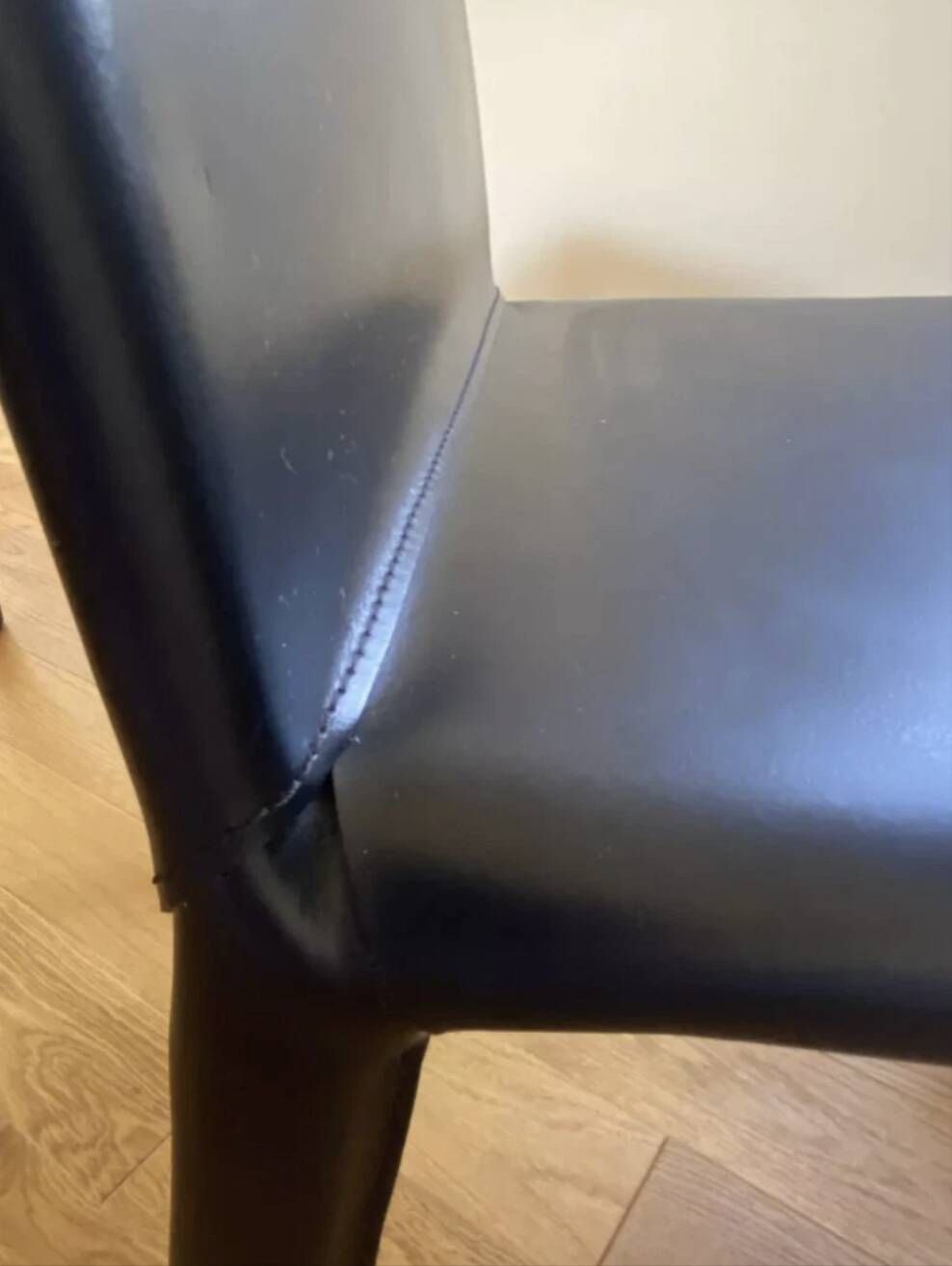 Set of 4 "Alice" Chairs by Bontempi Casa – Leather & Italian Design