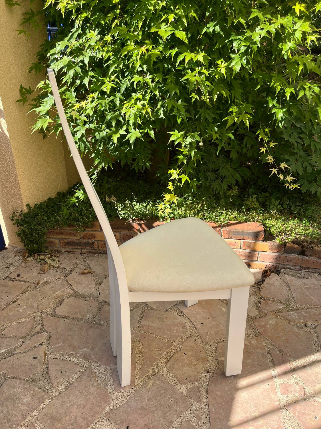 White designer chair