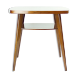 Table basse par Mier en noyer années 1960