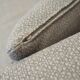 Canapé d'angle gris, design scandinave, années 00