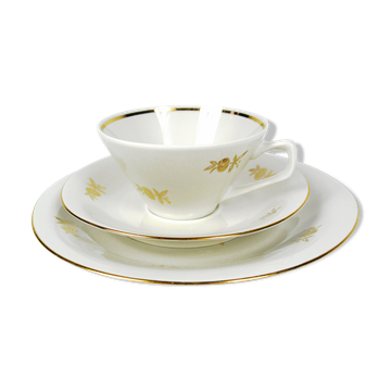 Porcelain breakfast set, Chodziez, Poland, 1950s