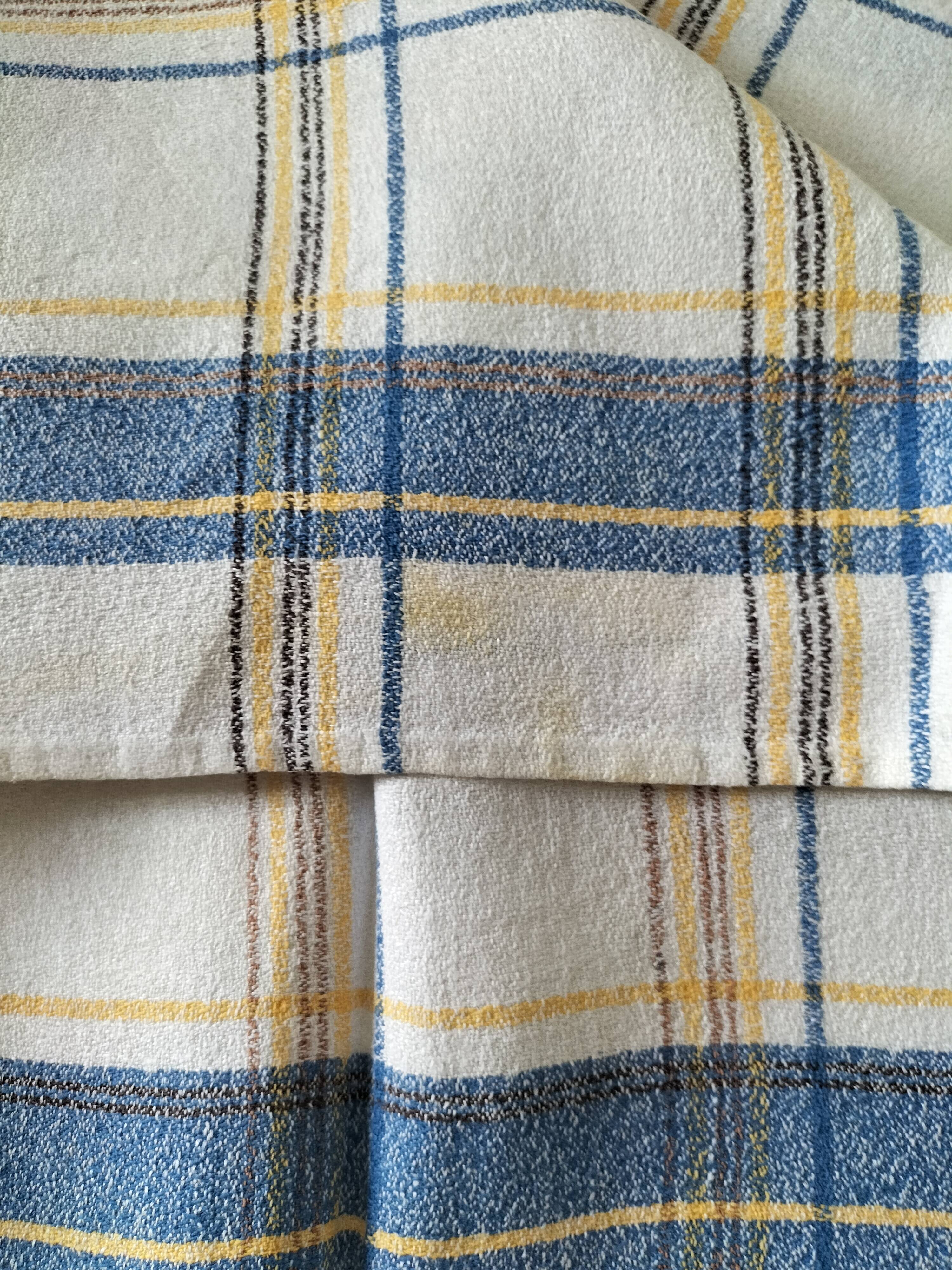 Ensemble de 6 serviettes de table vintage à carreaux