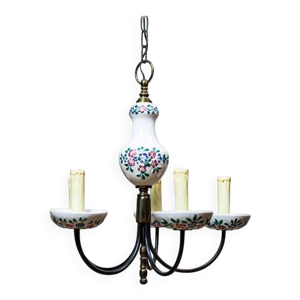 Lampe suspendue en faïence,