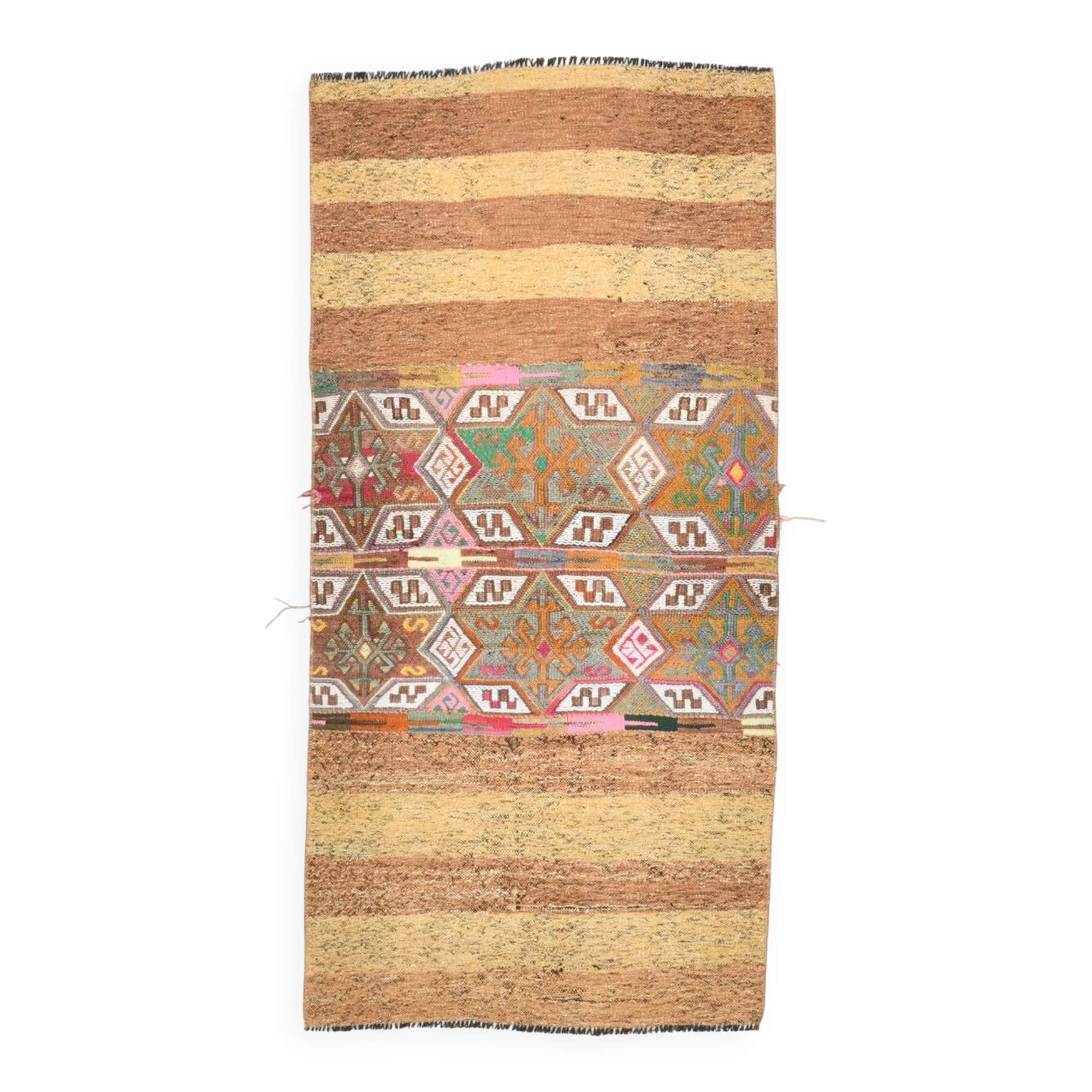 Handmade Wool Vintage Kilim Rug, 83x173Cm