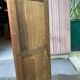 Vitrine d'angle 2 corps encoignure Louis Philippe en bois massif du 19ème