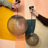 Pair of vintage chandeliers Design Motoko Ishi Rolf Kruger