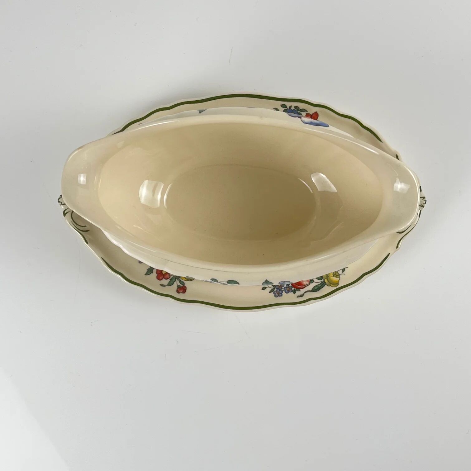 Sauceboat Villeroy & Boch "Old Strasbourg", 1940s/50s
