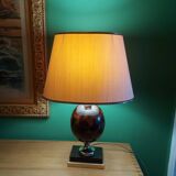 Lamp with lampshade 80'S Delmas