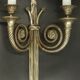 Paire de grandes appliques aux rubans style Louis XVI