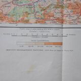 Vintage IGN map of Algiers