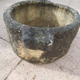 Former trough stone planter