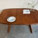 Table ovale extensible vintage Skovby en teck