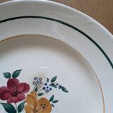4 assiettes plates Mariette St Amand