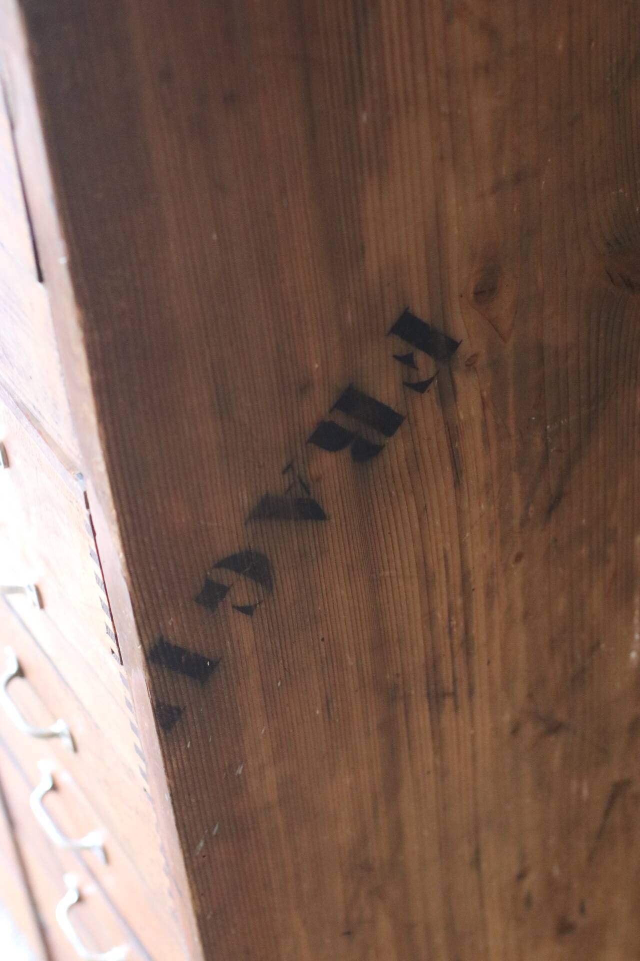 Craft cabinet with drawers