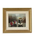 Nature morte aux pruneaux et à la cruche de Gösta Emming