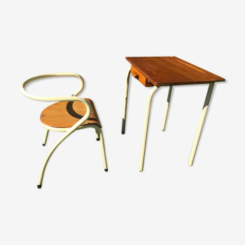 School chair and desk