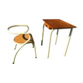 School chair and desk