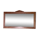 Large Art Deco wooden mirror
