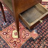 Early 19th century cherrywood bedside table