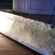 Glass wall applique effect ice by JT Kalmar Austria circa 1950