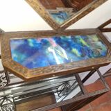 Wrought iron cloakroom art deco style