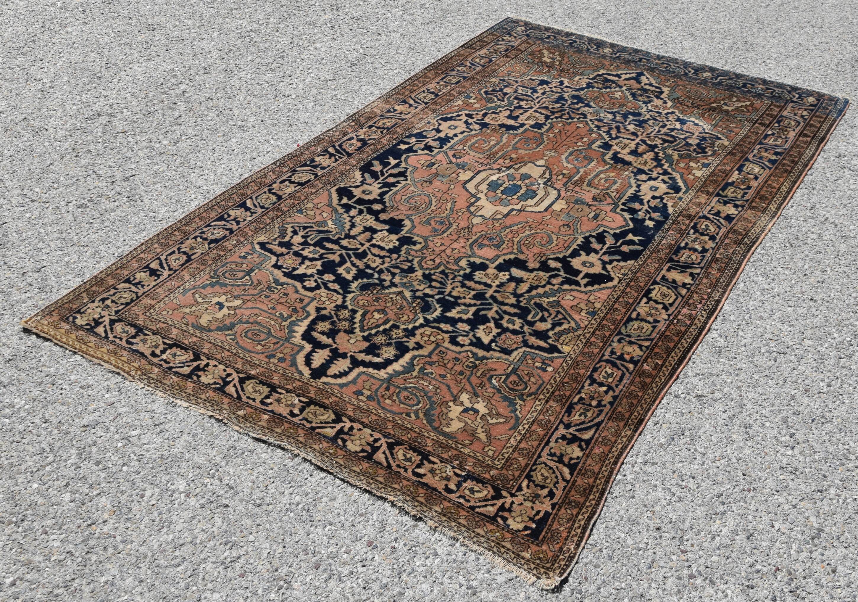 Ancient Iranian Oriental rug Sarouk 128x209 Metres