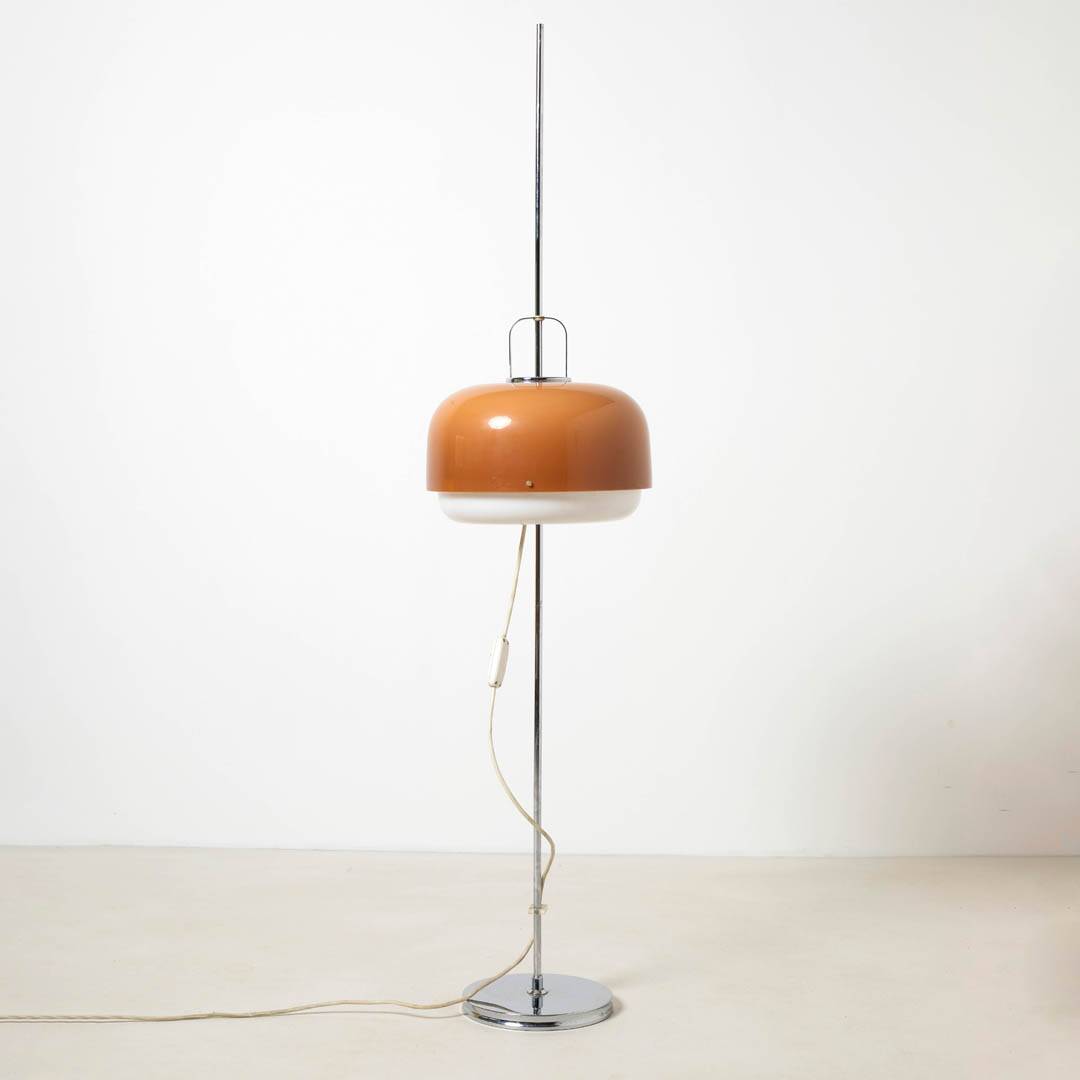 Lampe de sol Medusa de l'ère spatiale par Luigi Massoni pour Meblo, Yougoslavie, années 1970.
