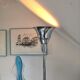 Lampadaire art déco années 30 en métal chromé