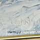 André Poirson (20th century) – Animated winter scene – Oil on canvas