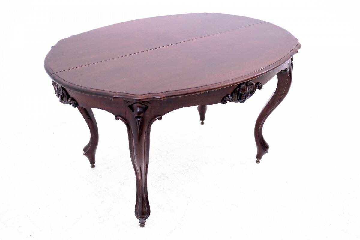 Mahogany table, Western Europe, circa 1920.