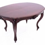Table en acajou, Europe de l'Ouest, vers 1920.
