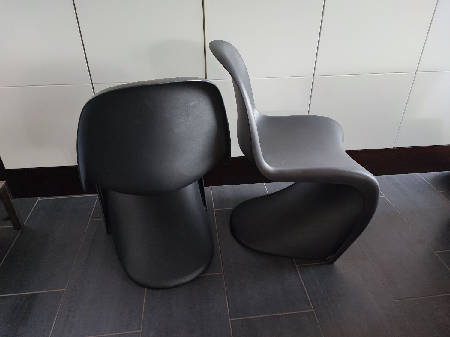 Panton chairs by Verner Panton for Vitra