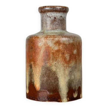 Vase de poterie west-allemande mid-century WGP Fat Lava de Ruscha, années 1960