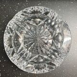 Hand-cut crystal ashtray