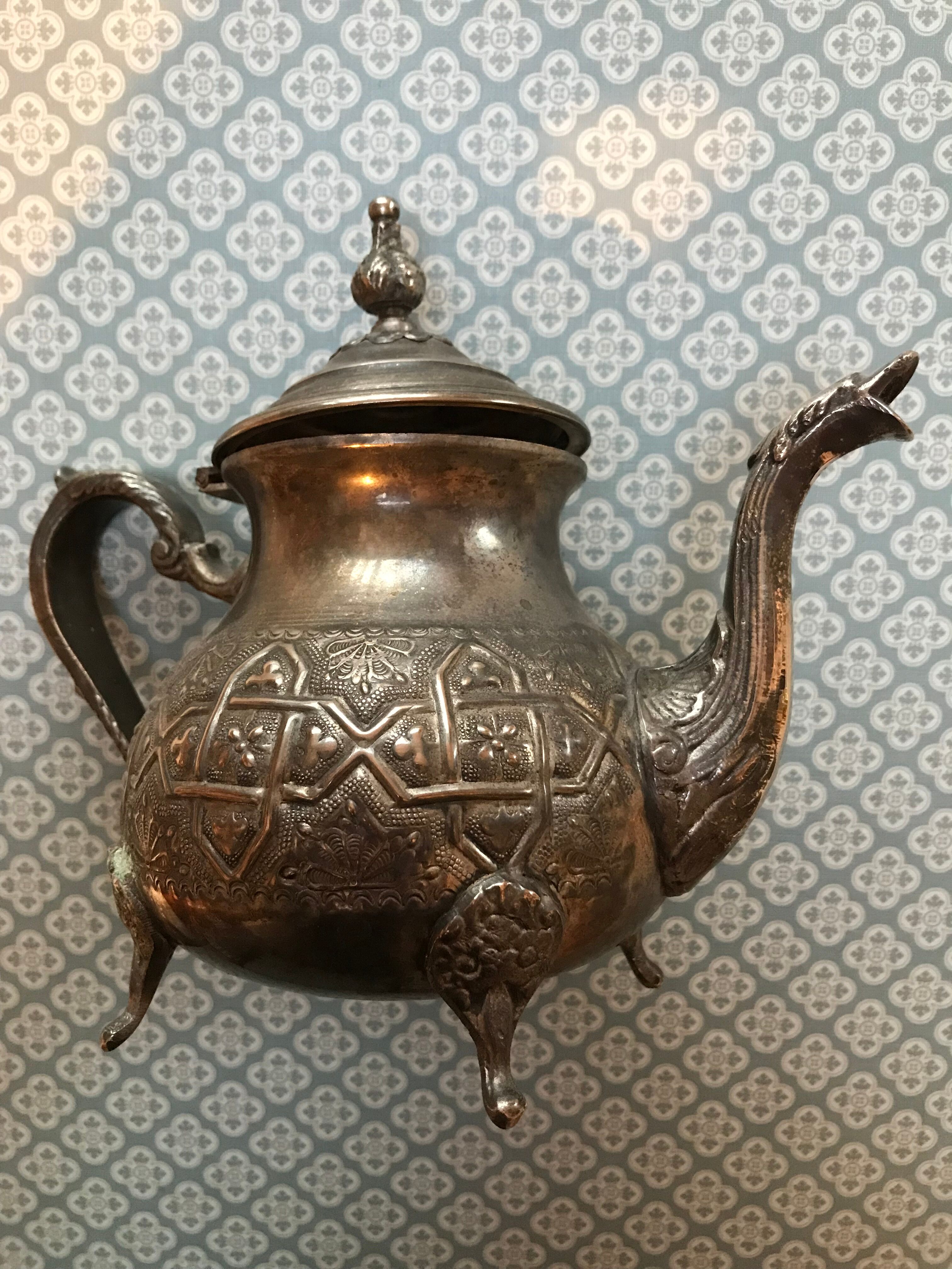 Tin teapot