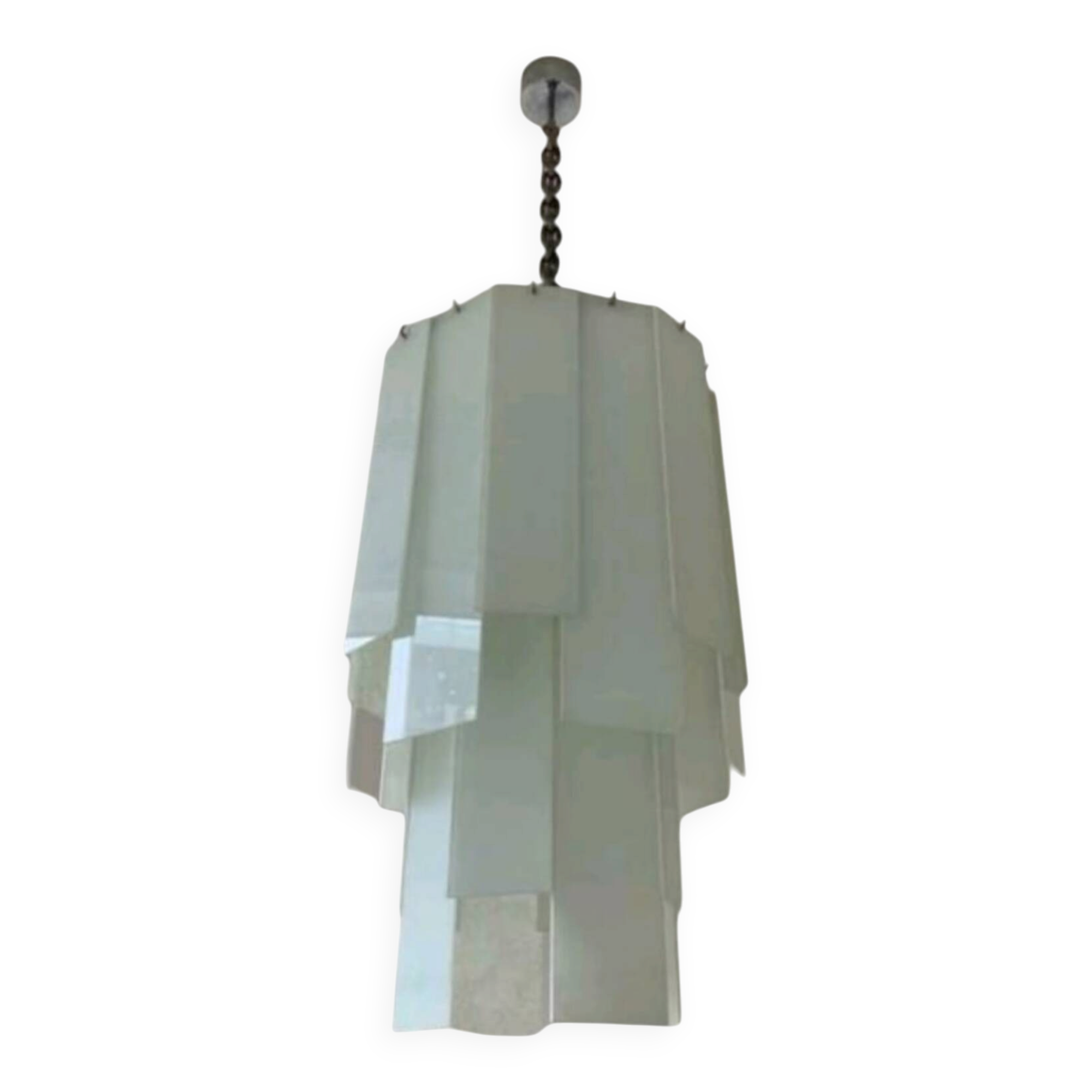XXL Dutch design glass chandelier apr. 130 cm Chime Queens Gallery