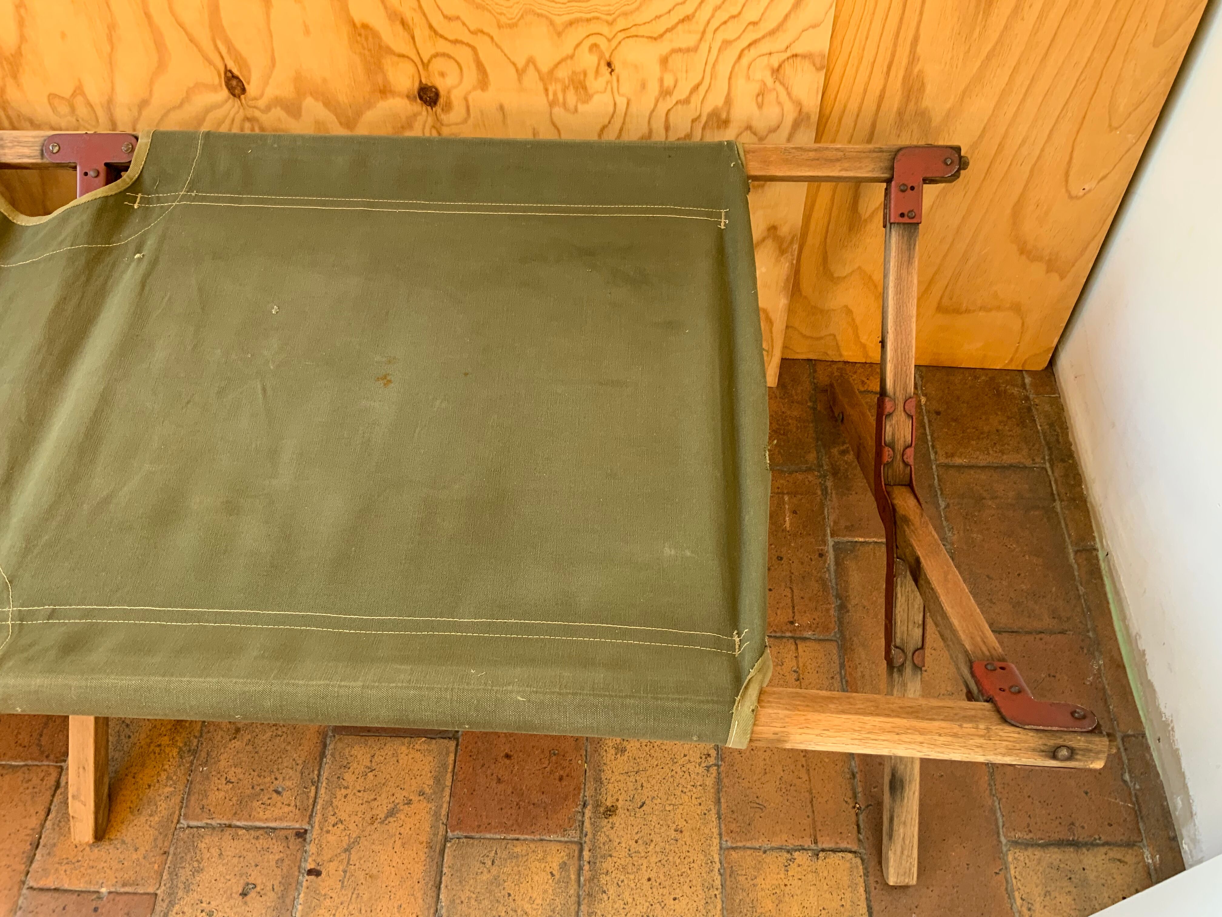 Military camp bed