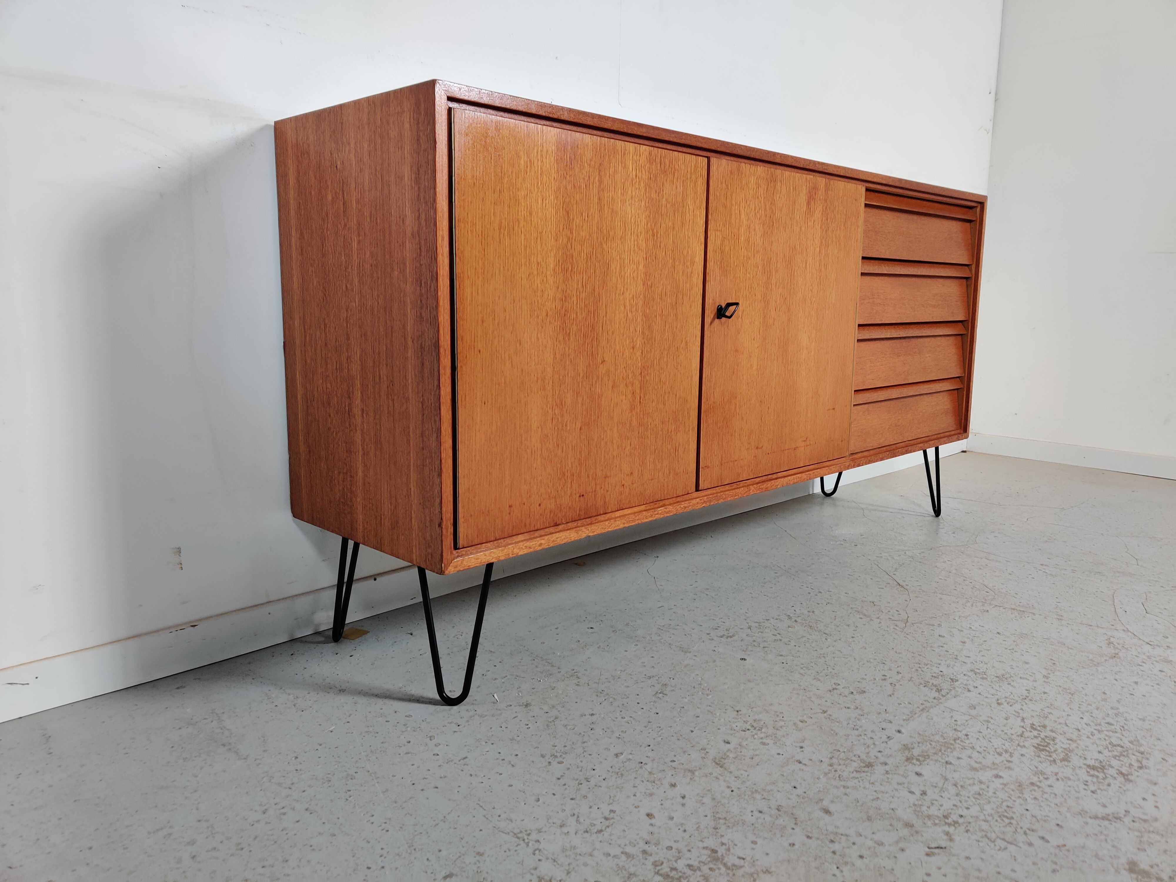 Scandinavian teak sideboard, 60s