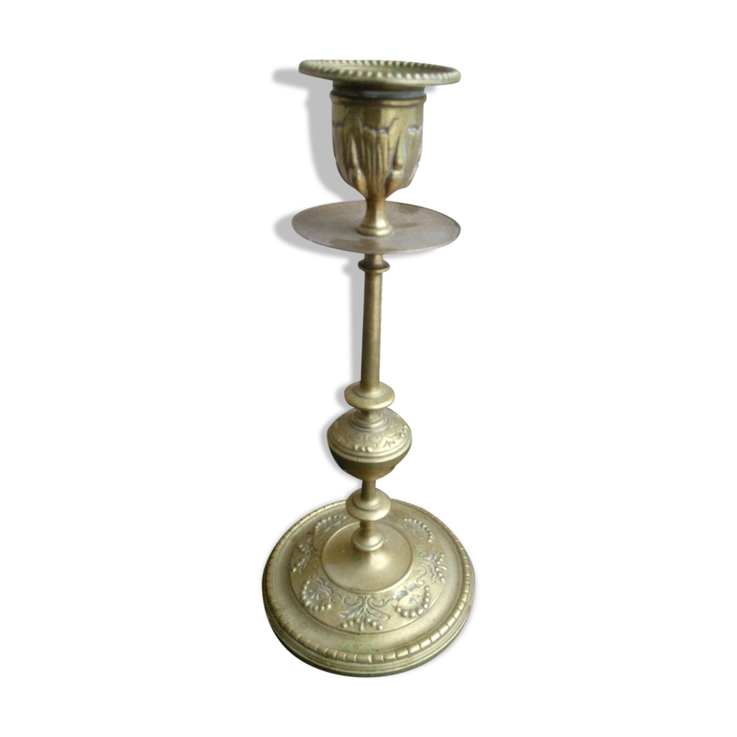 Napoleon III period bronze candlestick
