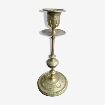 Napoleon III period bronze candlestick