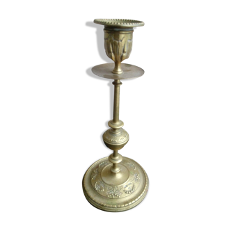 Napoleon III period bronze candlestick