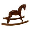 Adorable vintage wooden rocking horse