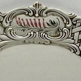 Plat en céramique douce signé v. bassano