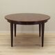 Round rosewood table, Danish design, 1970s, manufacturer: Omann Jun