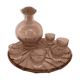 Lot plateau, carafe et verres