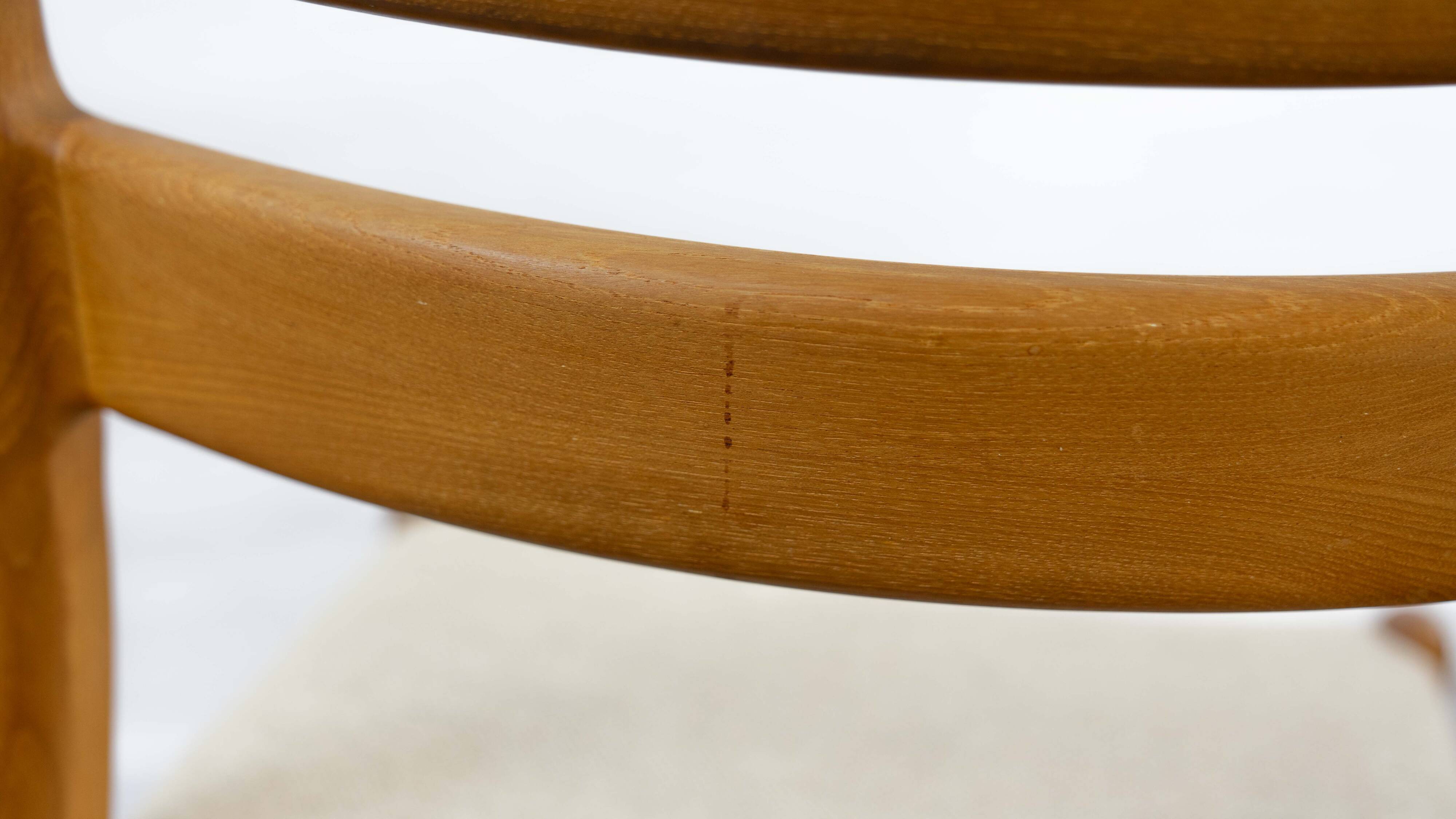 Chaises de Salle à Manger Mid-Century en Teck par EMC, Danemark, années 60, Set de 4