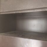 Brown vintage clamshell furniture